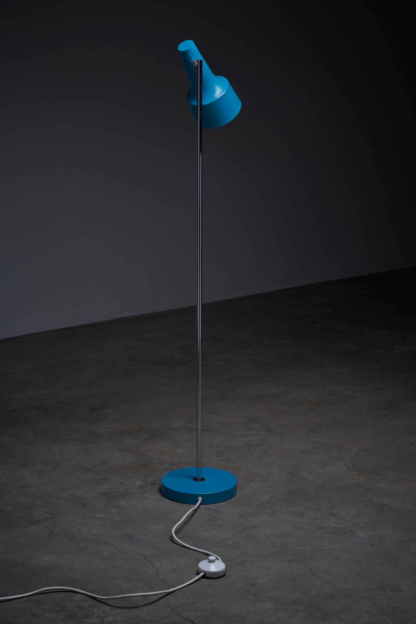 Turquoise Directional Floor Lamp
