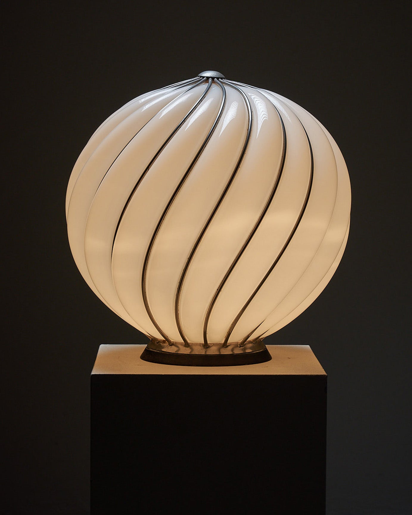 Murano Glass Table Lamp by Adolf Loos