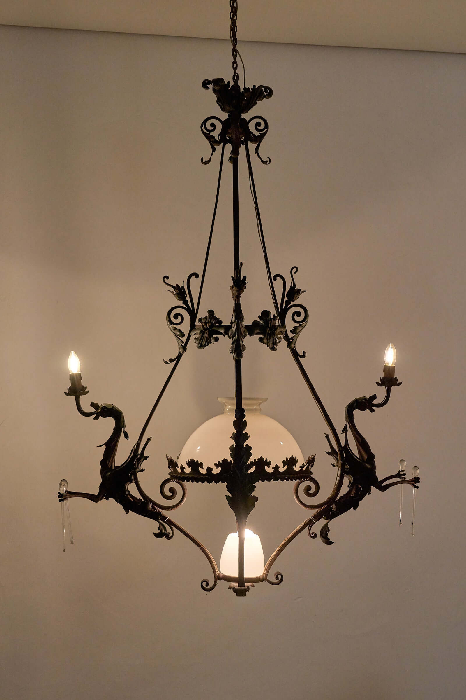 Vintage Wrought Iron Chandeliers Wrought Iron Chandelier For Sale At