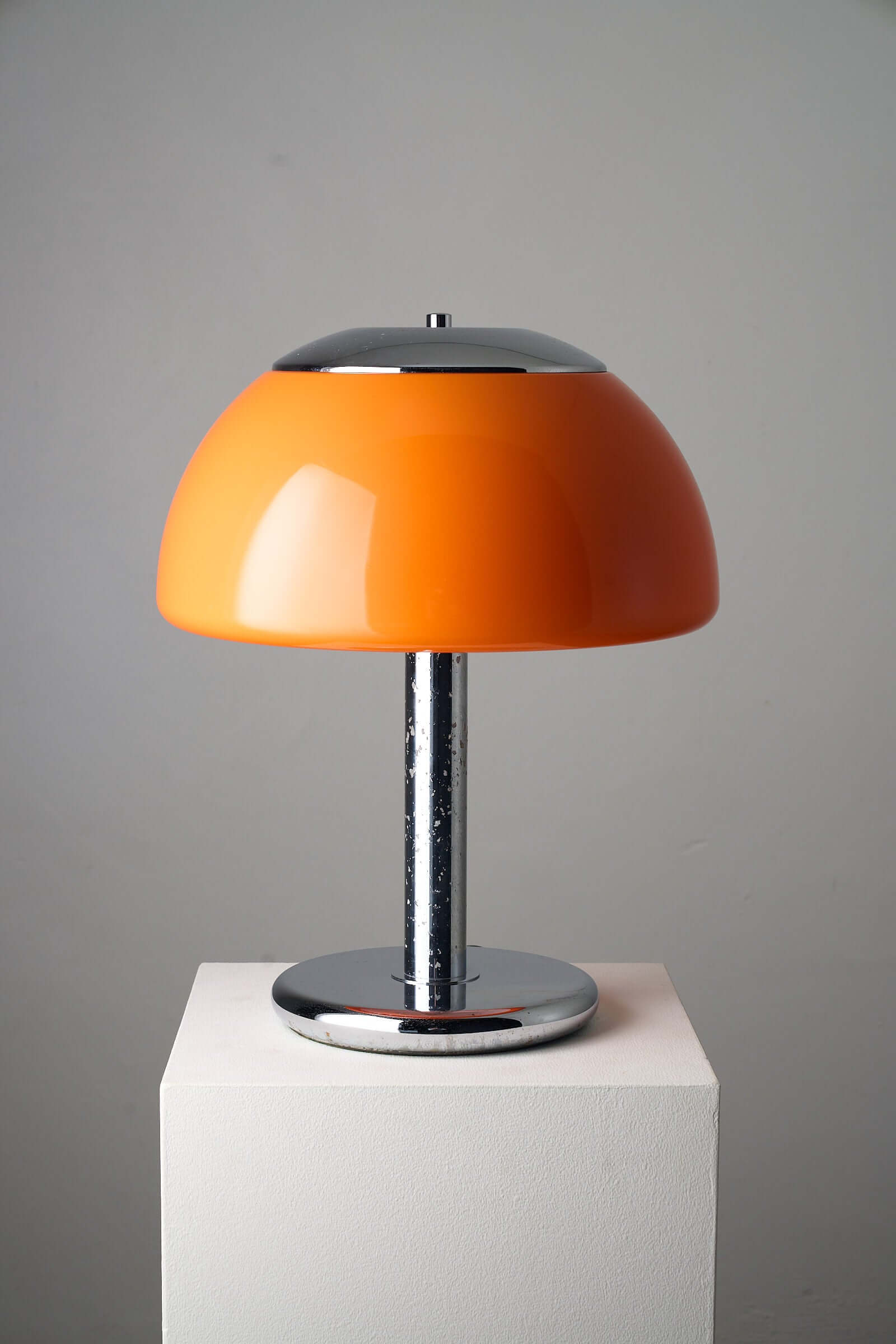 lampe chrome et laiton doré design 1970/1980 Classique Argenté/Doré lampe chrome et laiton doré design 1970/1980 Classique Argenté/Doré