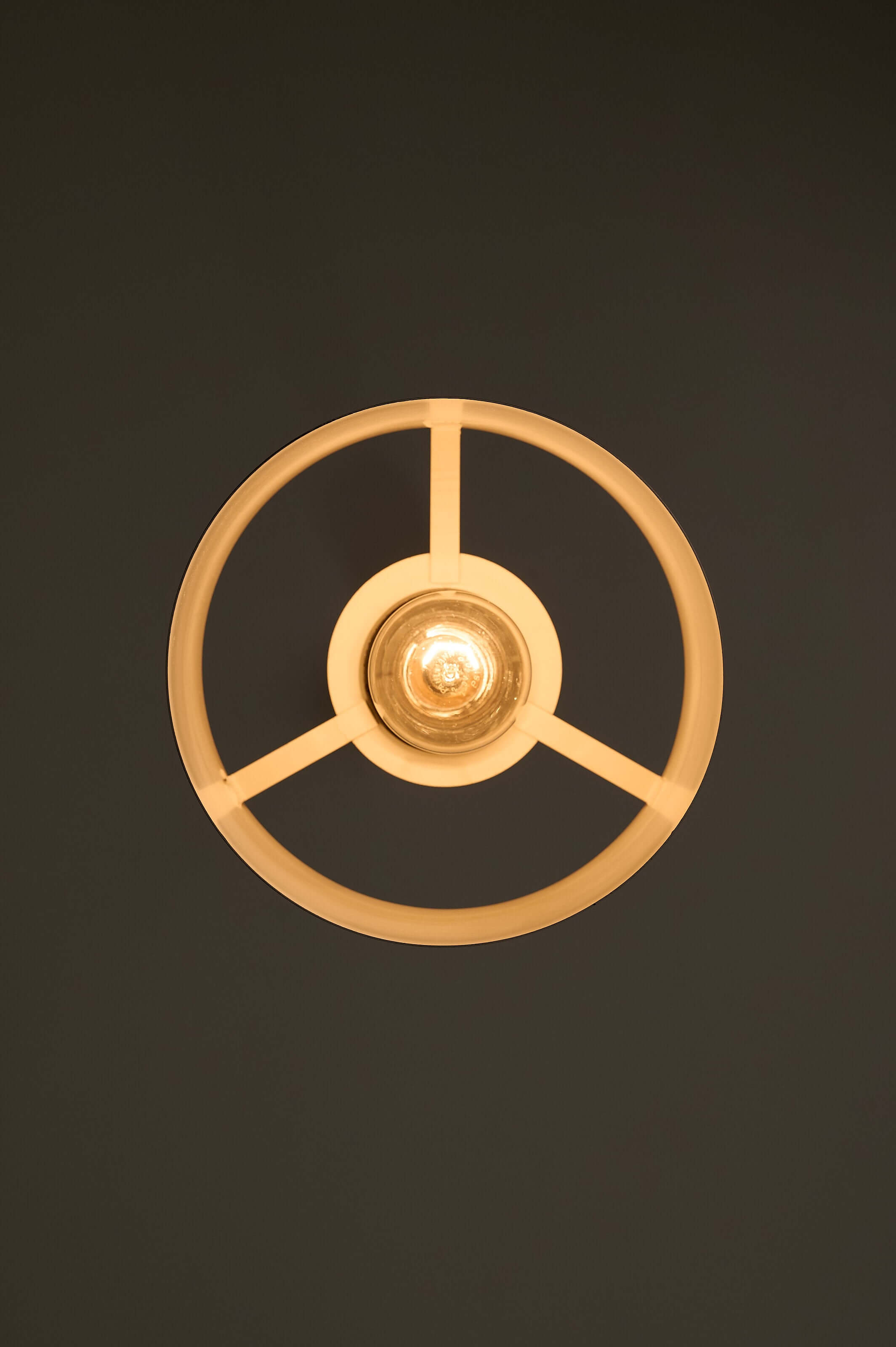 Copper "Club" Pendant by Jo Hammerborg for Fog & Mørup, 1960s, showcasing its unique architectural design.