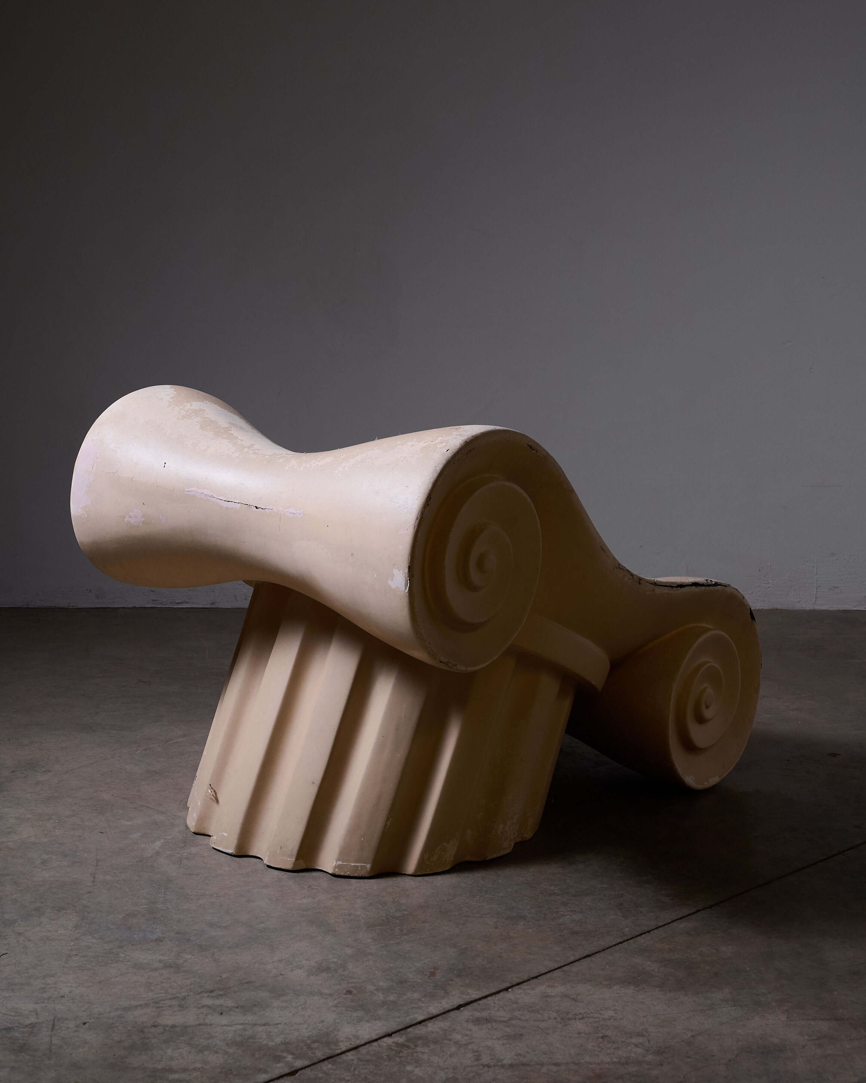 'Capitello' Chair designed by Studio 65, capturing the essence of ancient Athens ruins.